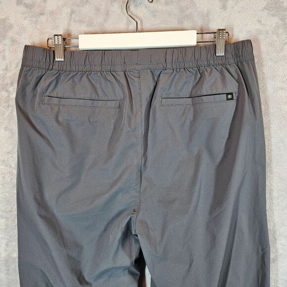 Banana Republic Mens L Gray Jogger Pants Drawstring Athleisure Gorpcore Lounge - Picture 10 of 14